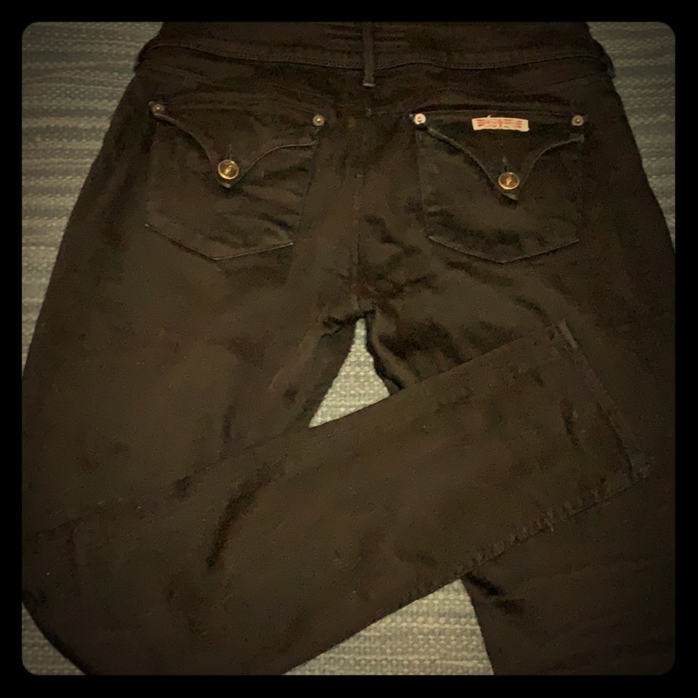 Hudson black skinny jeans